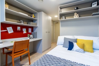 Block A Mid Level Silver En Suite at Calico, Norton Street, City Centre, Liverpool, L38LG - Image 1